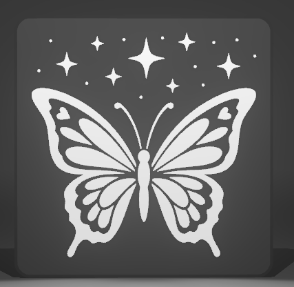 Schmetterling Lampe